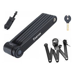 Lucchetto bici a barre pieghevoli (19,2x7,6cm) Blu 3881