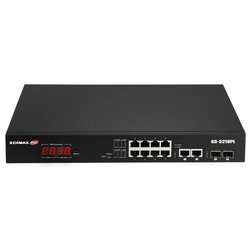 Switch di rete 12 porte SURVEILLANCE PoE+ Black GS 5210PL Gigabit (1000Base-TX)