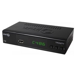 Decoder TRINITY T2 Basic Dvb T2 Hevc 10 Bit Black DVB-T2