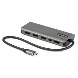 HUB 3 in 1 Mini Dock Usb C Pd 100W Grey DKT31CMDPHPD