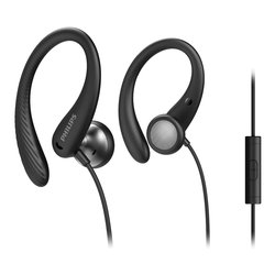 Auricolari microfono filo GO Sports Headphones Black TAA1105BK 00