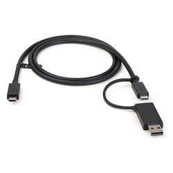Cavo USB C Ibrido 2in1 Black 1m USBCCADP