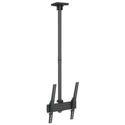 Supporto monitor TV parete ( 50 Kg ) VESA 400 x 600 Kit da soffitto PRO Black 6898