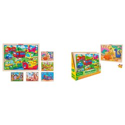 Puzzle 48 pz SIR WOOD Assortito 40600