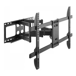 Supporto monitor parete Portata 60 Kg VESA 600 x 400 Wall Mount Full Motion Black WM1FM80