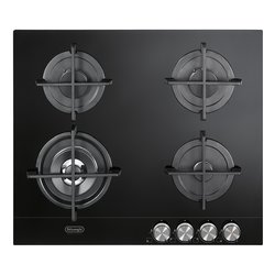 Piano cottura gas 4 zone LIFE Nsl 460 N Black (60cm)