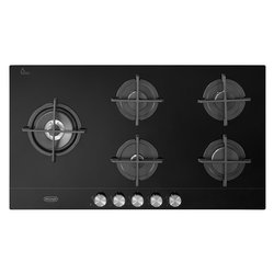 Piano cottura gas 5 zone LIFE Nsl 590D Ncm Black (90cm)