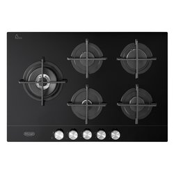 Piano cottura gas 5 zone LIFE Nsl 575D Ncm Black (75cm)