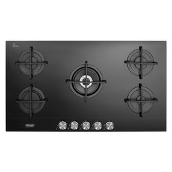 Piano cottura gas 5 zone LIFE Nsl 590 Nc Black (90cm)