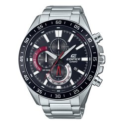 Image of Orologio EDIFICE Classic nero e argento EFV 620D 1A4VUEF cod094