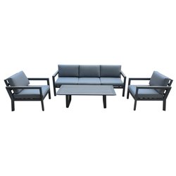 Set da esterno IMPERIA 5 posti Antracite