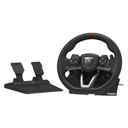 Volante e pedaliera simulatore guida PLAYSTATION 5 Racing Wheel Apex Black SPF 004U