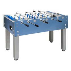 Image of Calciobalilla Weatherproof con telo protezione (143x88x110cm) aste rientranti Blu G500WBLGRCLA cod094