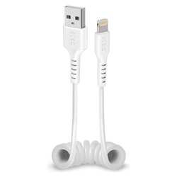 Cavo Lightning CHARGING DATA CABLE Certificato Apple Mfi Bianco 0,5m TECABLEUSBIP589SW