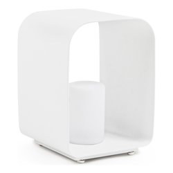 Image of Lampada da terra RIDLEY Bianco 0827460 (25x26x35cm) 1 luce - LED cod094