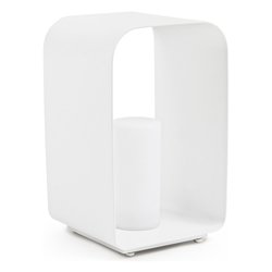 Image of Lampada da terra RIDLEY Bianco 0827461 (25x28x45cm) 1 luce - LED cod094