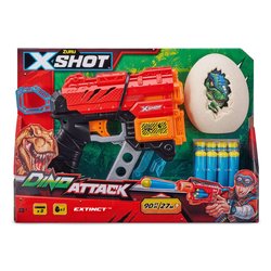 Pistola blaster Dino Attack Extinct X SHOT 4870