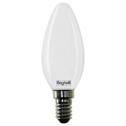 Lampadina led candela E14 (5W) , luce calda TUTTOVETRO LED Bianco 56532