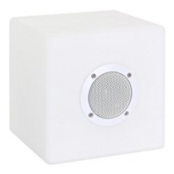 CUBO Speaker Lampada musicale bluetooth Bianco 0827436
