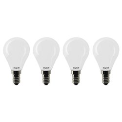 Set lampadine led goccia (4 pz - E14 - 600 lumen - 5 W - Bianco caldo) TUTTOVETRO LED 58056