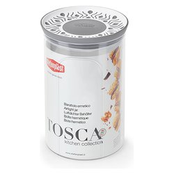 Barattolo plastica (1,2Lt) TOSCA Grigio 55454