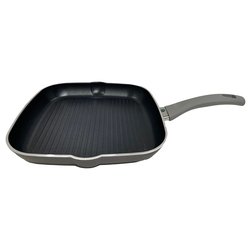 Bistecchiera Alluminio antiaderente (28x28cm) LAZISE Nero