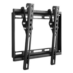 Supporto monitor parete Portata 35 Kg VESA 200 x 200 ECONOMY Inclinabile Black EW1506