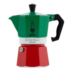 Caffettiera Alluminio 3 Tazze MOKA EXPRESS Tricolore 0005322NP