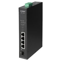 Switch di rete 5 porte INDUSTRIAL Din Rail PoE+ Black IGS 1105P Gigabit (1000Base-TX)