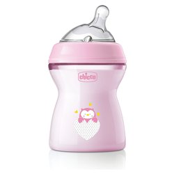 Biberon NATURAL FEELING 2m+ Rosa (250ml) 81323 100
