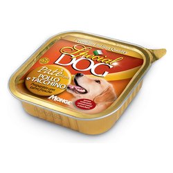 Patè cane SPECIAL DOG pollo e tacchino Vaschetta 300 gr 0024