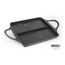 Bistecchiera Antiaderente Bb Burger (40x24cm) FACTOTUM Nero 00100BDR 40GS0