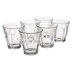 Set bicchieri Acqua 6 pz (250ml) PICARDIE Trasparente