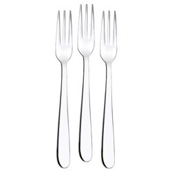 Set forchette dessert 3 pz Inox (15,3cm) GOURMET Cromo lucido FF5PN0338
