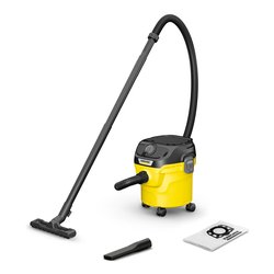 Image of Bidone aspiratutto WET AND DRY Kwd 1 W V 12 2 18 Giallo e nero 1 628 401 0 (12Lt) cod094