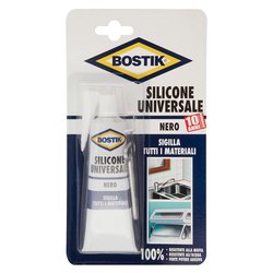 Silicone acetico Universale nero tubetto 60 ml D2478