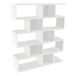 DOUBLE Db325k Libreria Ossido bianco (150 x 180 h cm) Mobile KIT