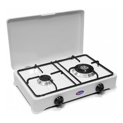 Fornello 2 zone cottura GPL Bianco 2002CGPC (46,5x28,5x10,5cm)