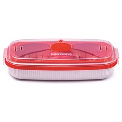 Contenitore alimenti Cuoci Omelette (750ml) TEMPO ZERO Bianco e Rosso 000848