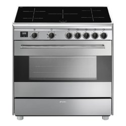 Cucina elettrica 5 zone cottura Forno elettrico CLASSICA BG91IX2 Inox Classe A