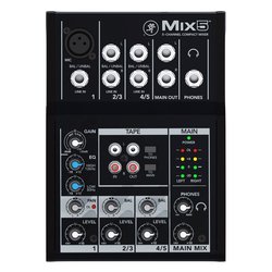 Mixer disc jockey MIX SERIES 5 Black MIX5