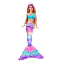 Bambola Sirena Luci Scintillanti Dreamtopia BARBIE HDJ36