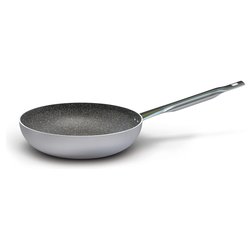 Padella Alluminio antiaderente (32cm) alta svasata PROFESSIONALE SERIE 6900 Alluminato e Nero 6902 32