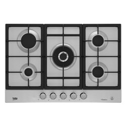 Piano cottura gas 5 zone FLAMEADJUST Hiaw 75226 Sxe PractiClean Inox (75cm)