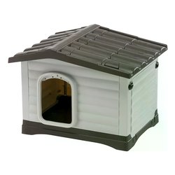 Image of Cuccia esterno Dog Villa 60 taglia piccola Bianco e Nero (58x48x44 cm) 87252799 cod094