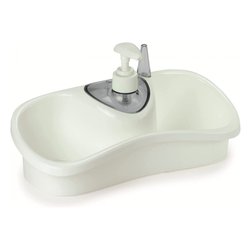 Porta spugne Saponello con Dosatore Bianco 000887