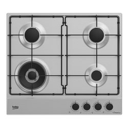 Piano cottura gas 4 zone PRACTICLEAN Hiaw64224Sxe Inox (60cm) 7750188371