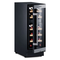 Cantinetta 18 bottiglie C18B Black e Silver 9600050797 classe G (29,5x57,5x82cm)