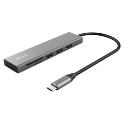 HUB 2 in 1 HALYX Usb C Grey 24191