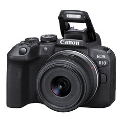 Fotocamera mirrorless 24Mpx EOS R10 Kit Rf S 18 45mm F4.5. 6.3 Is Stm Black 5331C010